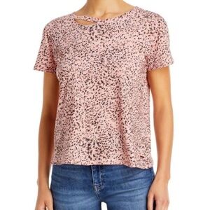 Anthropologie Philanthropy Distressed Leopard Tshirt